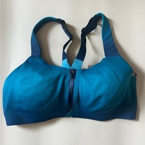 Victoria’s Secret Sports Bra 34D Ombré Blue Knockout On Point~NWT